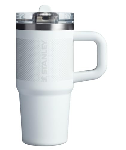 Stanley Quencher ProTour Flip Straw Tumbler with Leakproof Lid 30 oz | Built-In Straw & Handle | Cupholder Compatible for Travel | Insulated Stainless Steel Cup | BPA-Free | Azure Fade