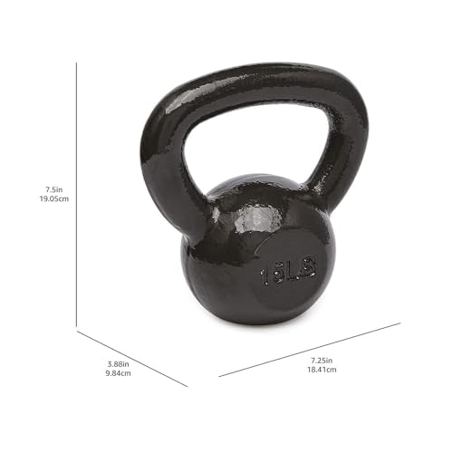 Amazon Basics Cast Iron Kettlebell