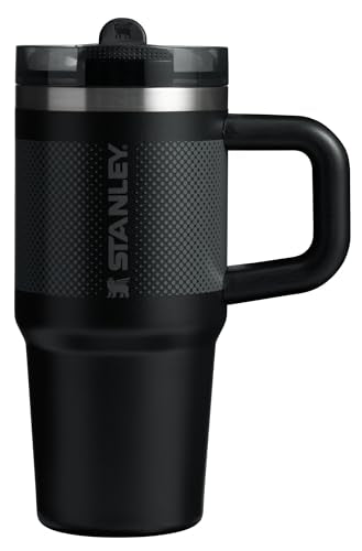 Stanley Quencher ProTour Flip Straw Tumbler with Leakproof Lid 30 oz | Built-In Straw & Handle | Cupholder Compatible for Travel | Insulated Stainless Steel Cup | BPA-Free | Azure Fade