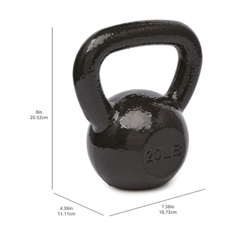 Amazon Basics Cast Iron Kettlebell