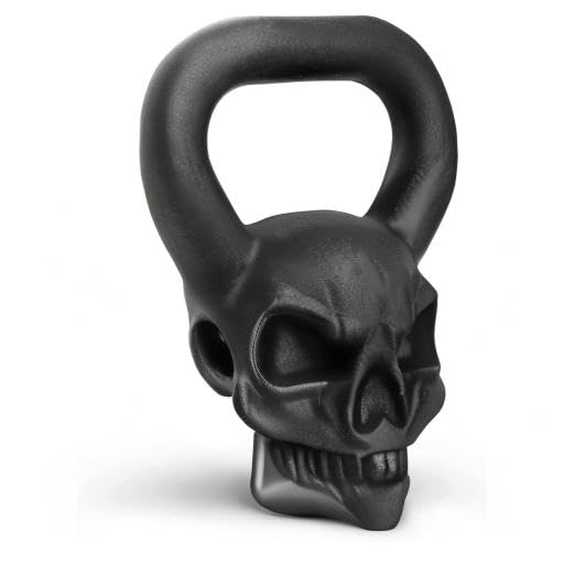 Yes4All Kettlebell Special Shape, Upgraded &Multifunctional for Advanced Training, Solid Cast Iron Powder Coated, Anti Slip Handle Strength Training Equipment