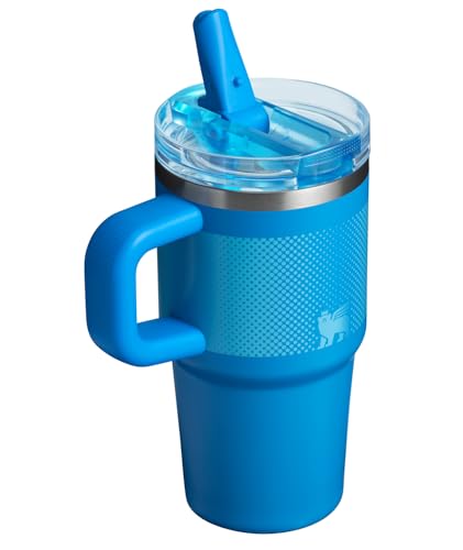 Stanley Quencher ProTour Flip Straw Tumbler with Leakproof Lid 30 oz | Built-In Straw & Handle | Cupholder Compatible for Travel | Insulated Stainless Steel Cup | BPA-Free | Azure Fade