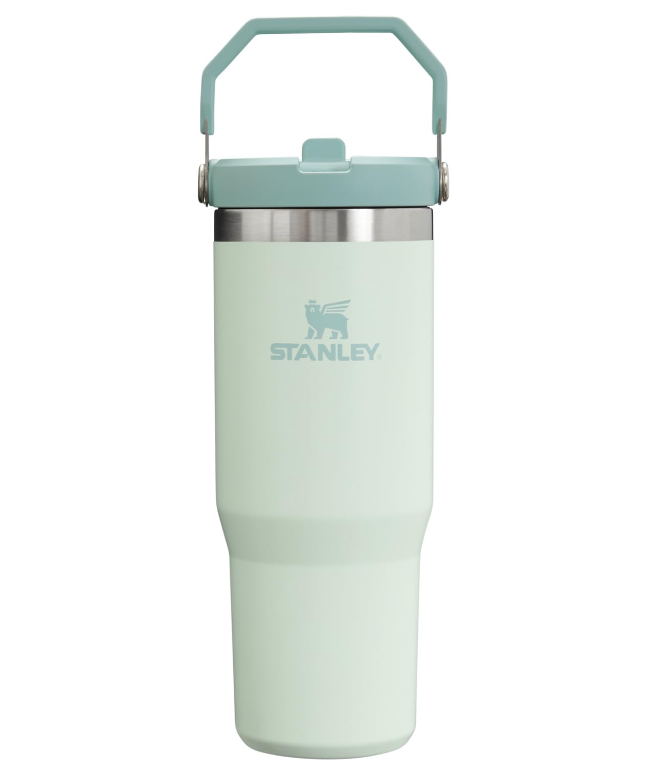 Stanley IceFlow Flip Straw Tumbler with Handle 30 oz | Twist On Lid and Flip Up Straw | Leak Resistant Water Bottle | Insulated Stainless Steel |BPA-Free | Lilac