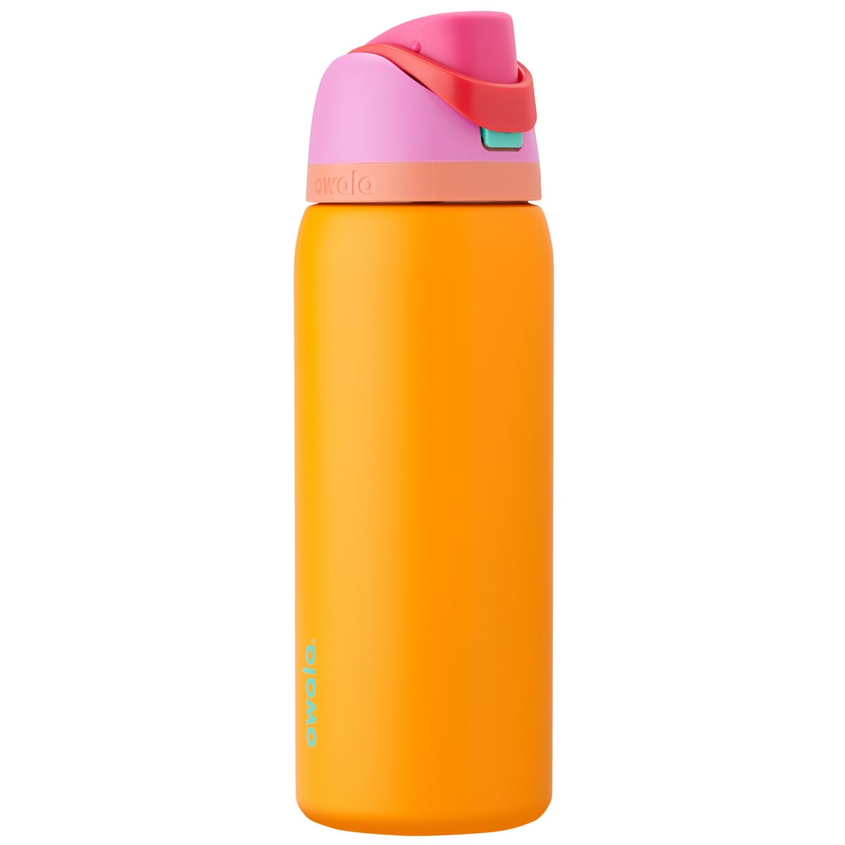 Owala FreeSip Insulated Stainless Steel Water Bottle with Straw for Sports, Travel, and School BPA-Free Sports Water Bottle, 24 oz, Very, Very Dark