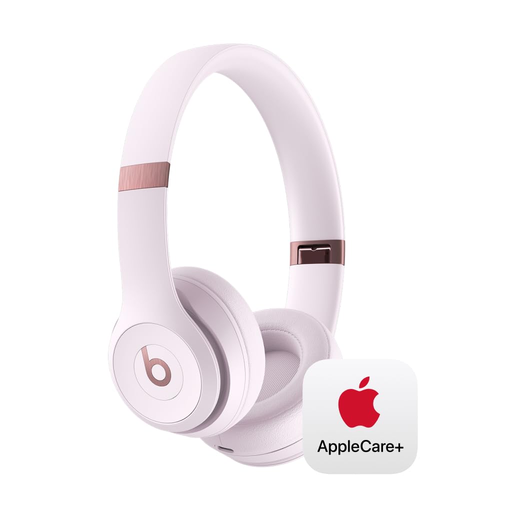 Beats Solo 4 - Wireless Bluetooth On-Ear Headphones, Apple & Android Compatible, Up to 50 Hours of Battery Life - Cloud Pink