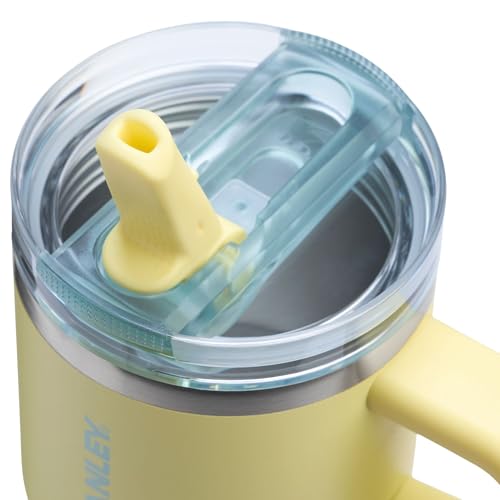 Stanley Quencher ProTour Flip Straw Tumbler with Leakproof Lid 30 oz | Built-In Straw & Handle | Cupholder Compatible for Travel | Insulated Stainless Steel Cup | BPA-Free | Azure Fade