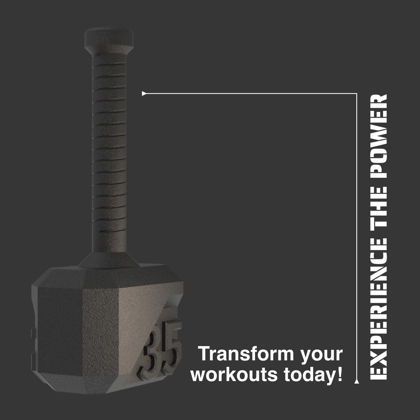 Tribe WOD Hammer Kettlebell 15-70lb + Adjustable | Cross Training Workout Equipment for Muscle Building, Cardio Fitness, Weights for Women & Men | Strength Training Kettlebells- New- New