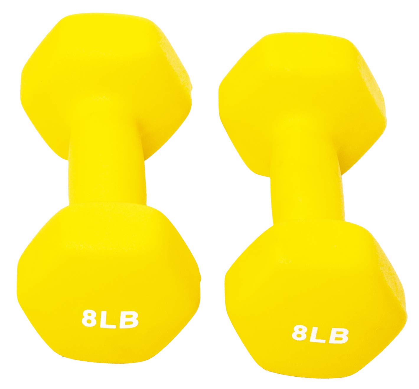 Neoprene Dumbbell Hand Weights, Anti-Slip, Anti-roll, Hex Shape Colorful, Pair or Set with Stand