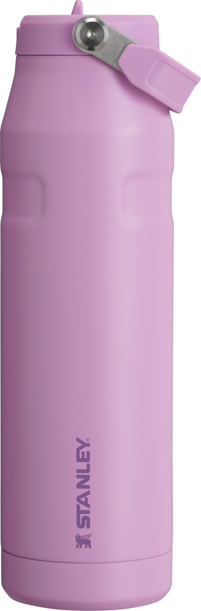 Stanley IceFlow Flip Straw 2.0 Water Bottle 24 OZ | Built-In Straw with Larger Opening | Lightweight & Leak-Resistant | Insulated Stainless Steel | BPA-Free | Lilac