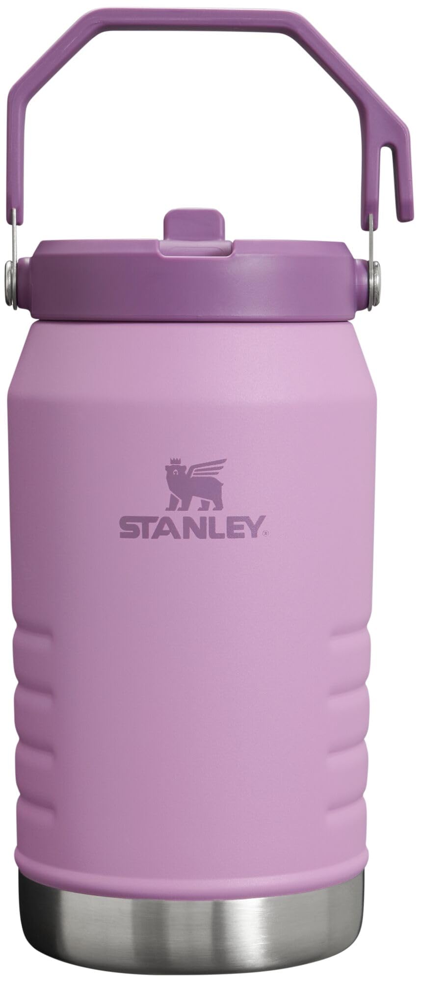 Stanley IceFlow Flip Straw Tumbler with Handle 30 oz | Twist On Lid and Flip Up Straw | Leak Resistant Water Bottle | Insulated Stainless Steel |BPA-Free | Lilac