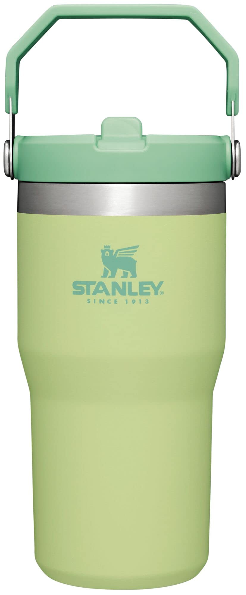 Stanley IceFlow Flip Straw Tumbler with Handle 30 oz | Twist On Lid and Flip Up Straw | Leak Resistant Water Bottle | Insulated Stainless Steel |BPA-Free | Lilac