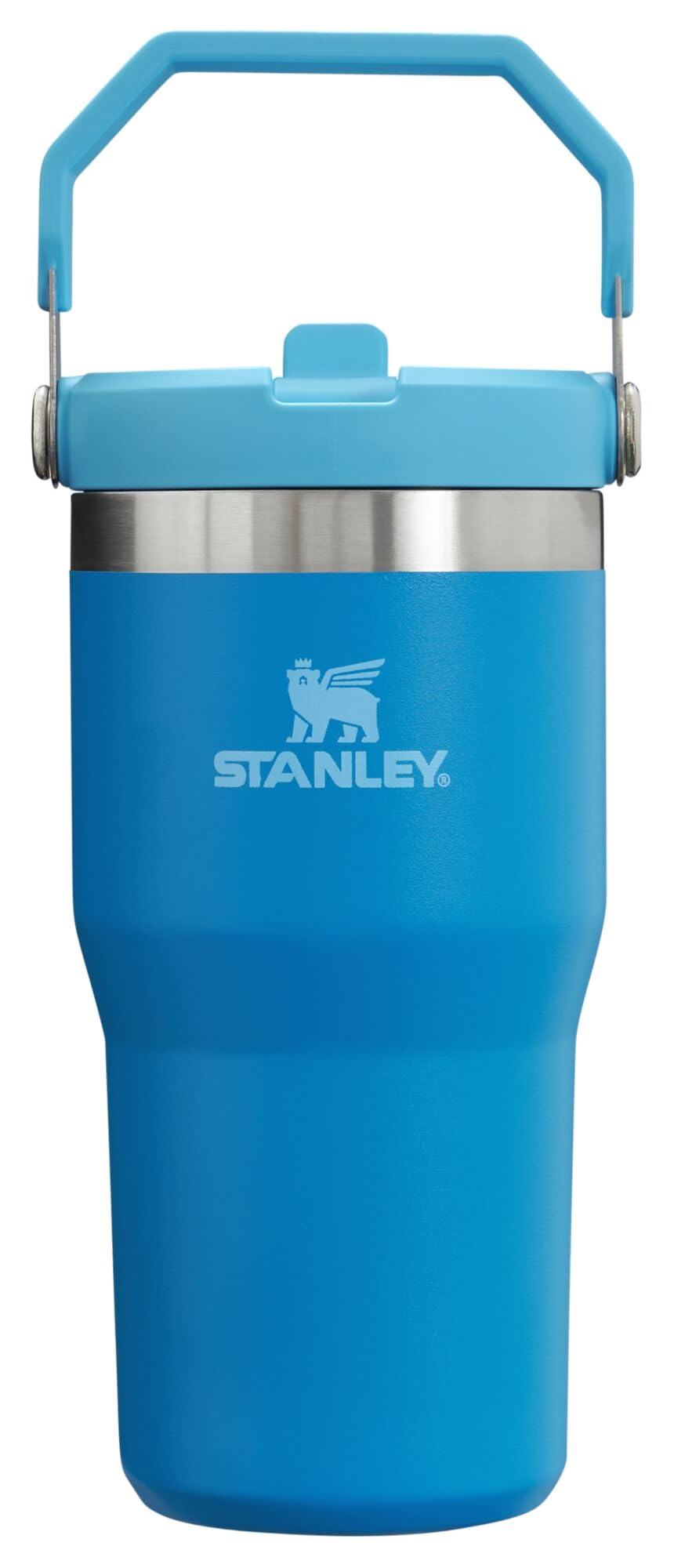 Stanley IceFlow Flip Straw Tumbler with Handle 30 oz | Twist On Lid and Flip Up Straw | Leak Resistant Water Bottle | Insulated Stainless Steel |BPA-Free | Lilac