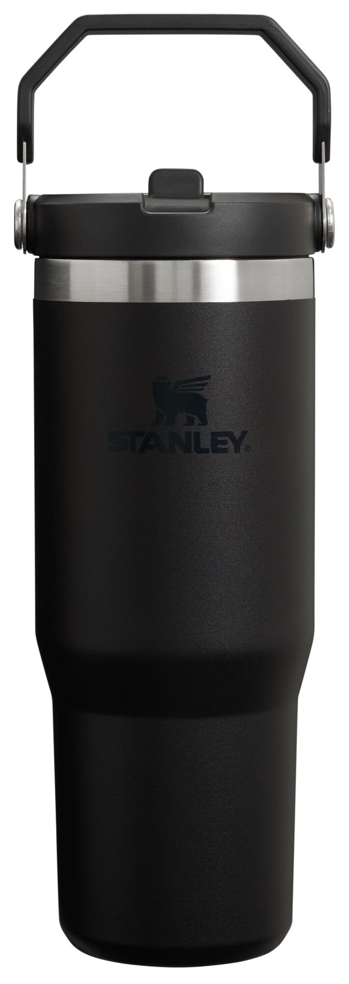 Stanley IceFlow Flip Straw Tumbler with Handle 30 oz | Twist On Lid and Flip Up Straw | Leak Resistant Water Bottle | Insulated Stainless Steel |BPA-Free | Lilac