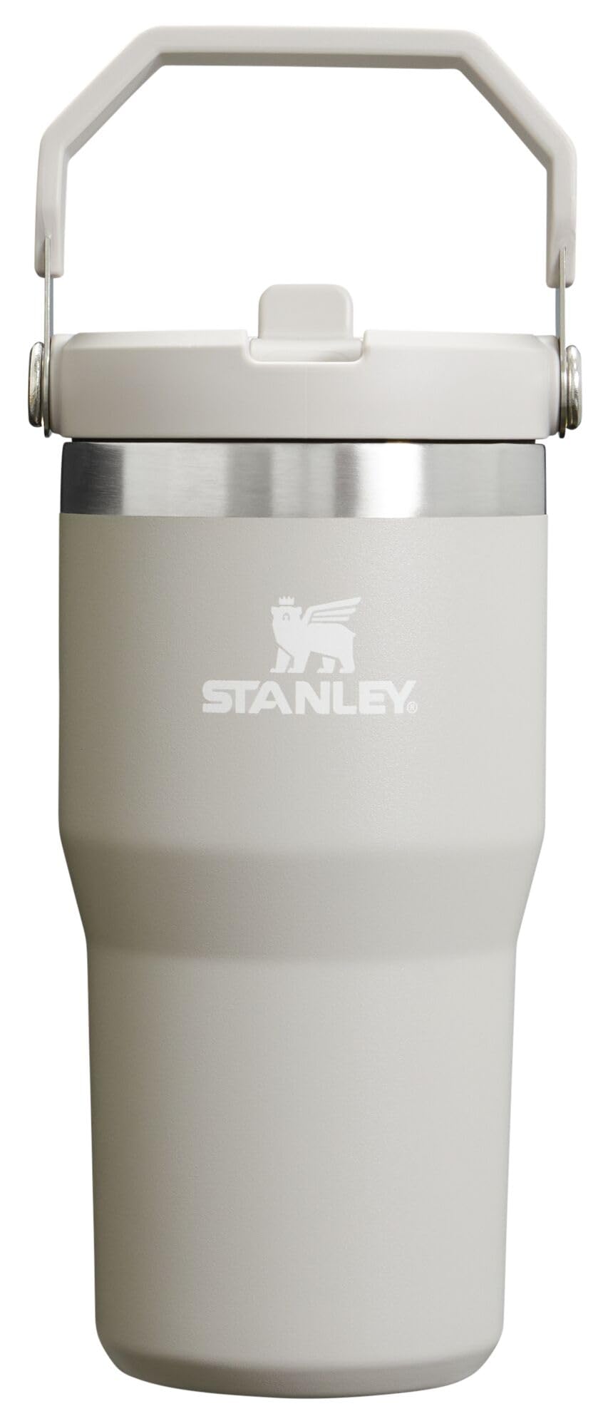 Stanley IceFlow Flip Straw Tumbler with Handle 30 oz | Twist On Lid and Flip Up Straw | Leak Resistant Water Bottle | Insulated Stainless Steel |BPA-Free | Lilac