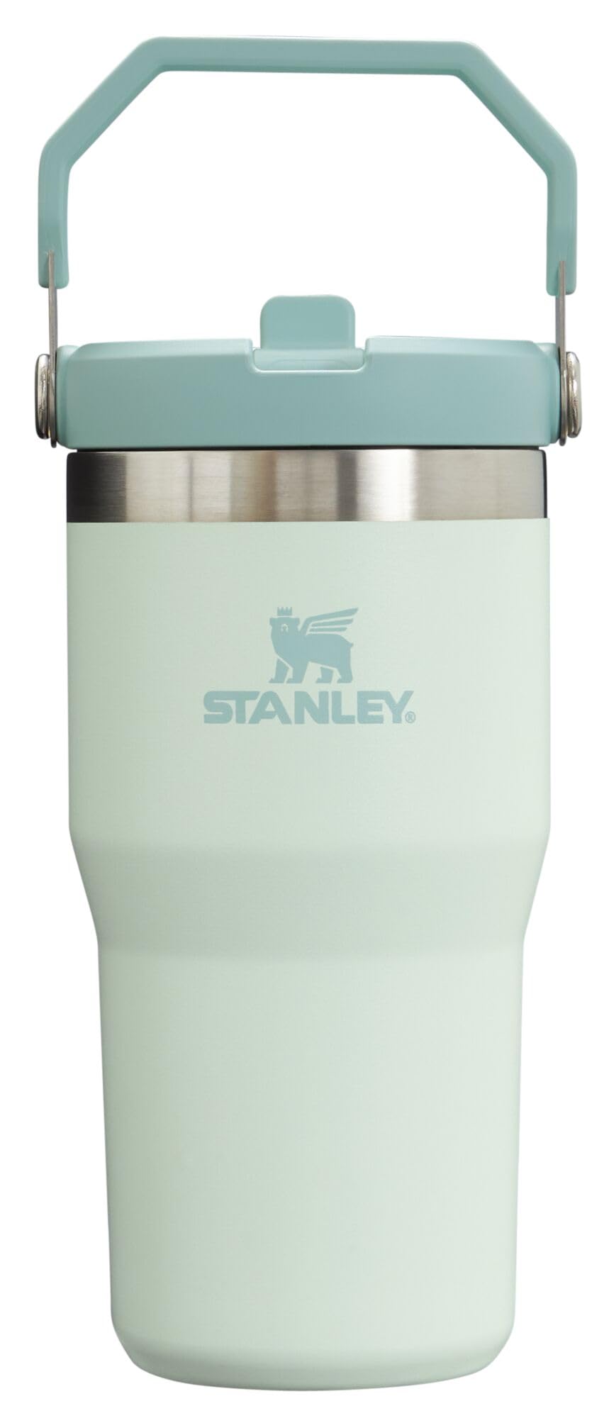 Stanley IceFlow Flip Straw Tumbler with Handle 30 oz | Twist On Lid and Flip Up Straw | Leak Resistant Water Bottle | Insulated Stainless Steel |BPA-Free | Lilac