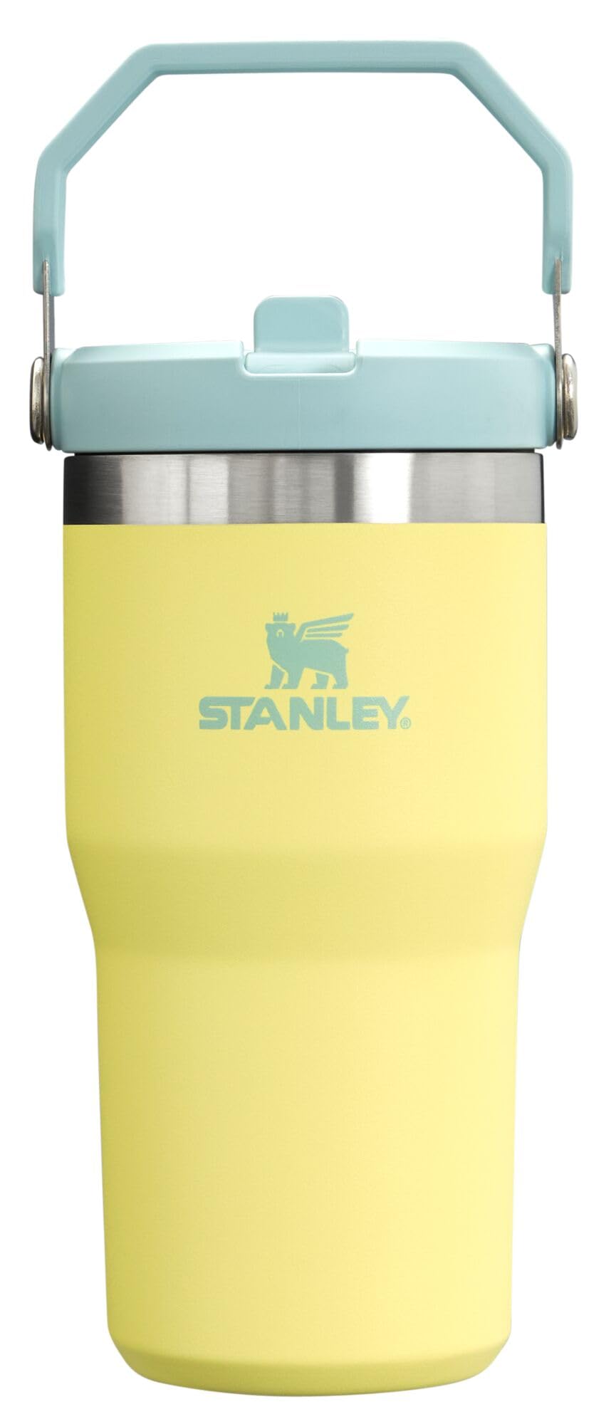 Stanley IceFlow Flip Straw Tumbler with Handle 30 oz | Twist On Lid and Flip Up Straw | Leak Resistant Water Bottle | Insulated Stainless Steel |BPA-Free | Lilac