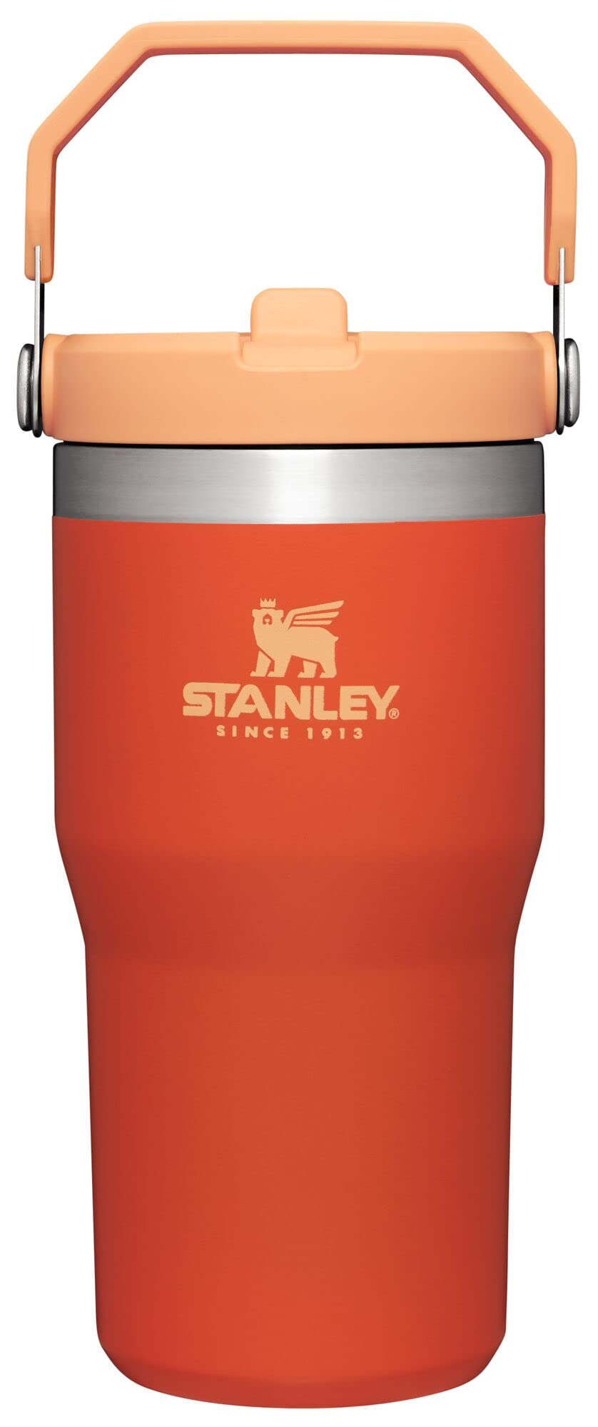 Stanley IceFlow Flip Straw Tumbler with Handle 30 oz | Twist On Lid and Flip Up Straw | Leak Resistant Water Bottle | Insulated Stainless Steel |BPA-Free | Lilac