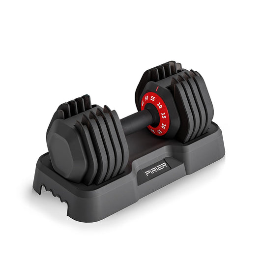 Adjustable Dumbbell 55LB Single Dumbbell Weight, 10-in-1 Weight Dumbbell with Anti-Slip Metal Handle for Comprehensive Full Body Strength Training