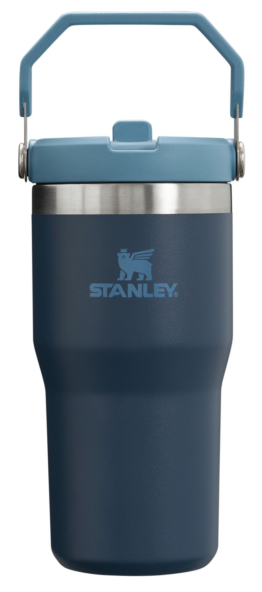 Stanley IceFlow Flip Straw Tumbler with Handle 30 oz | Twist On Lid and Flip Up Straw | Leak Resistant Water Bottle | Insulated Stainless Steel |BPA-Free | Lilac