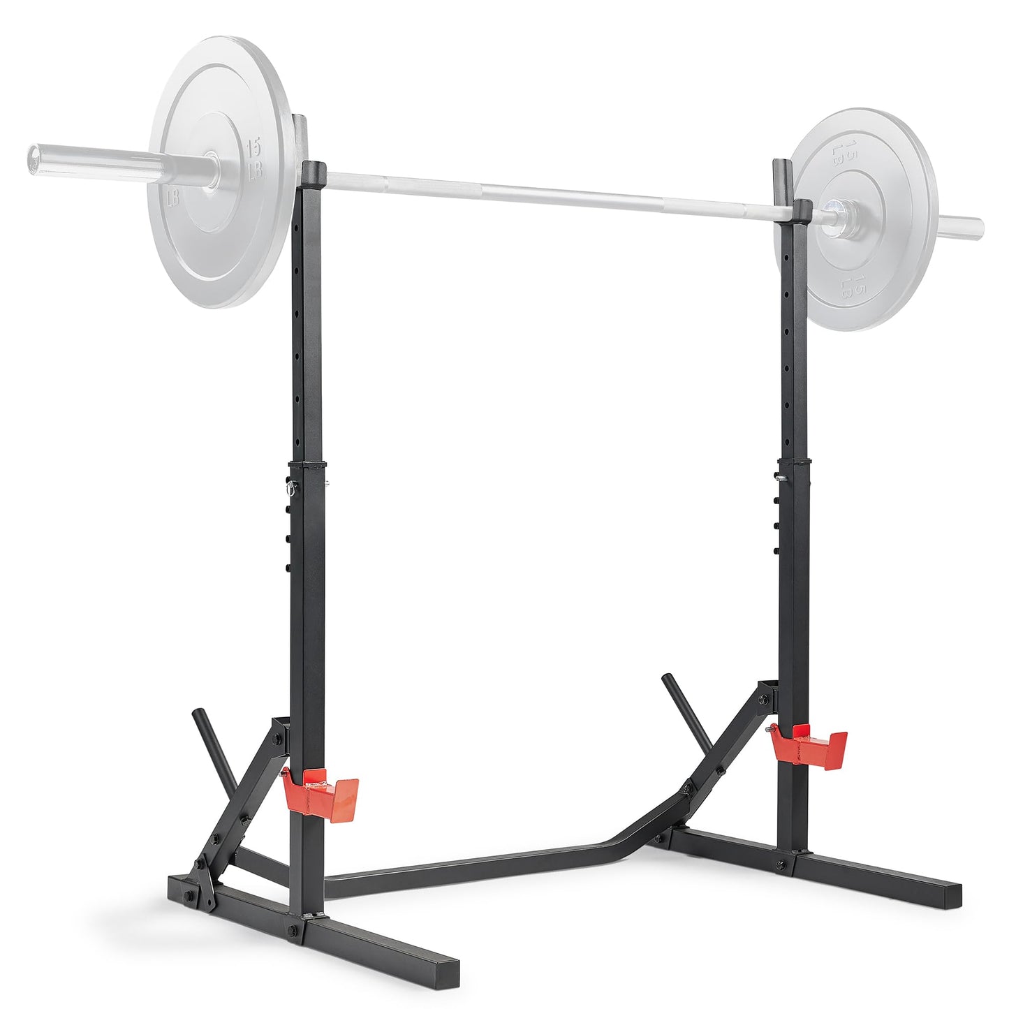 Sunny Health & Fitness Multifunctional Strength Training Home Gym – Complete Workout Equipment with Training Attachments, Optional Squat Stand, Power Rack Cage, Adjustable Incline Bench