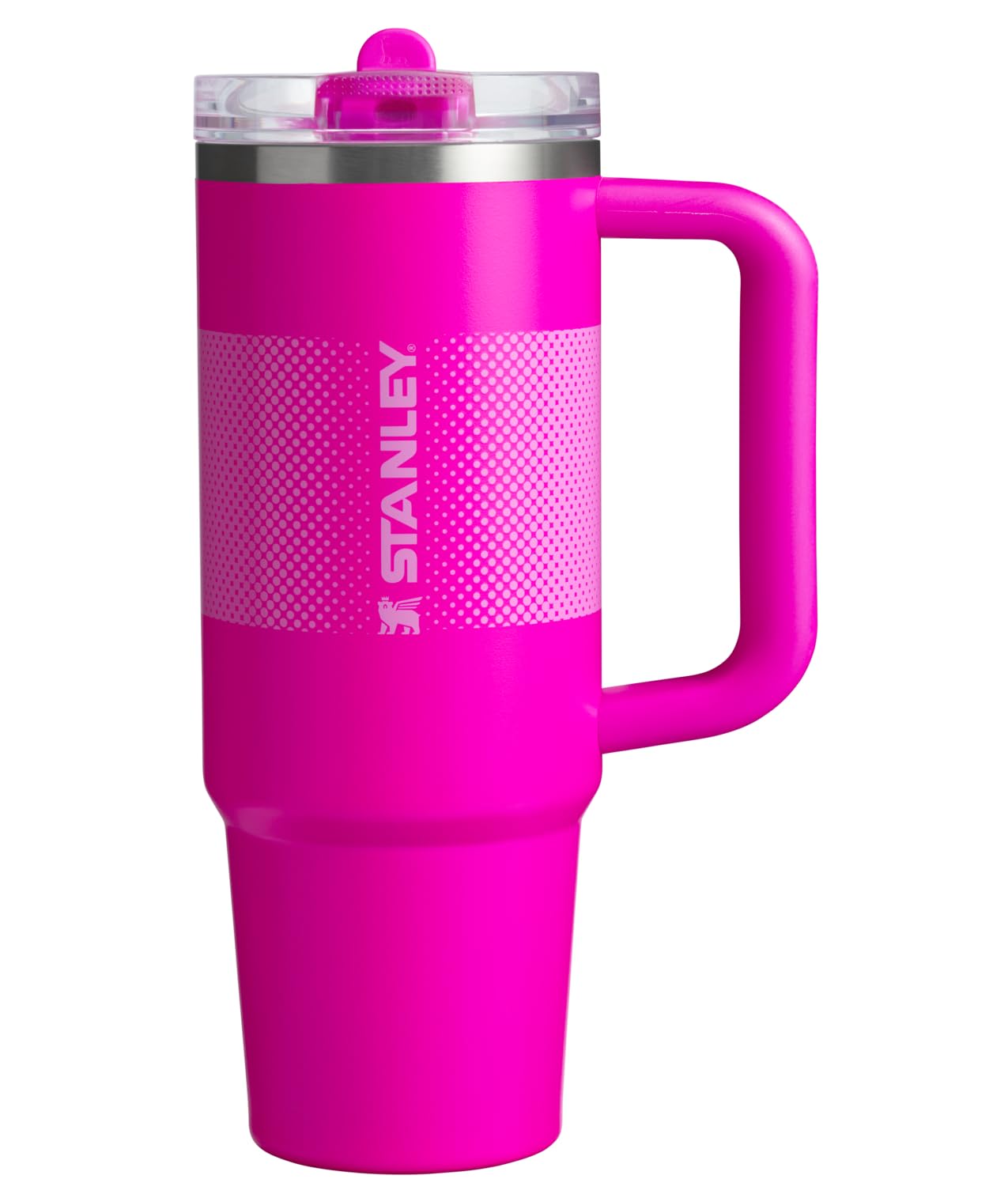 Stanley Quencher ProTour Flip Straw Tumbler with Leakproof Lid 30 oz | Built-In Straw & Handle | Cupholder Compatible for Travel | Insulated Stainless Steel Cup | BPA-Free | Azure Fade