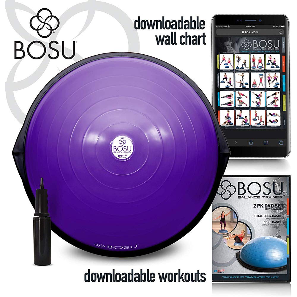 Bosu Home Gym Equipment The Original Balance Trainer 26 Inch Diameter