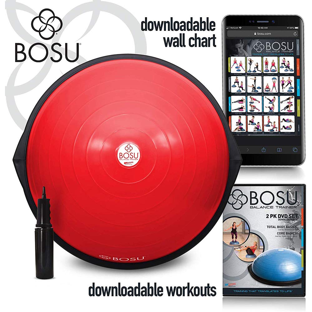 Bosu Home Gym Equipment The Original Balance Trainer 26 Inch Diameter