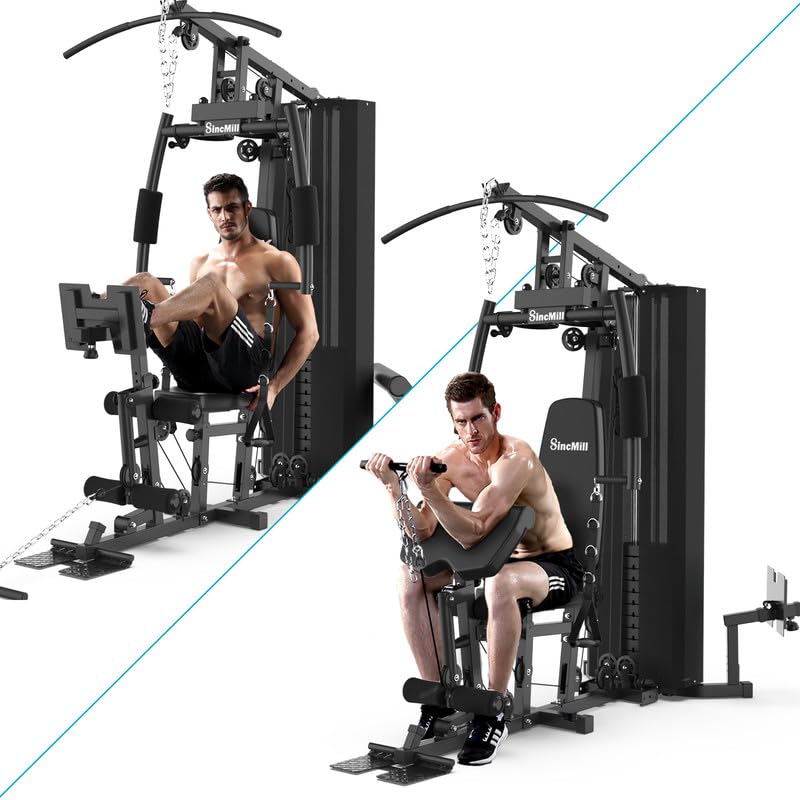 SincMill Home Gym Multifunctional Full Body Workout Equipment for Home Exercise Fitness