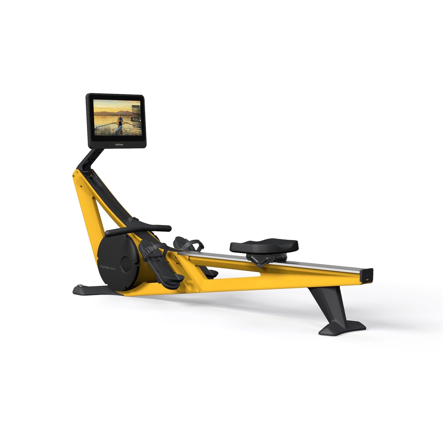 Hydrow Wave Rowing Machine with 16" HD Touchscreen & Speakers - Foldable | Live Home Workouts, Subscription Required