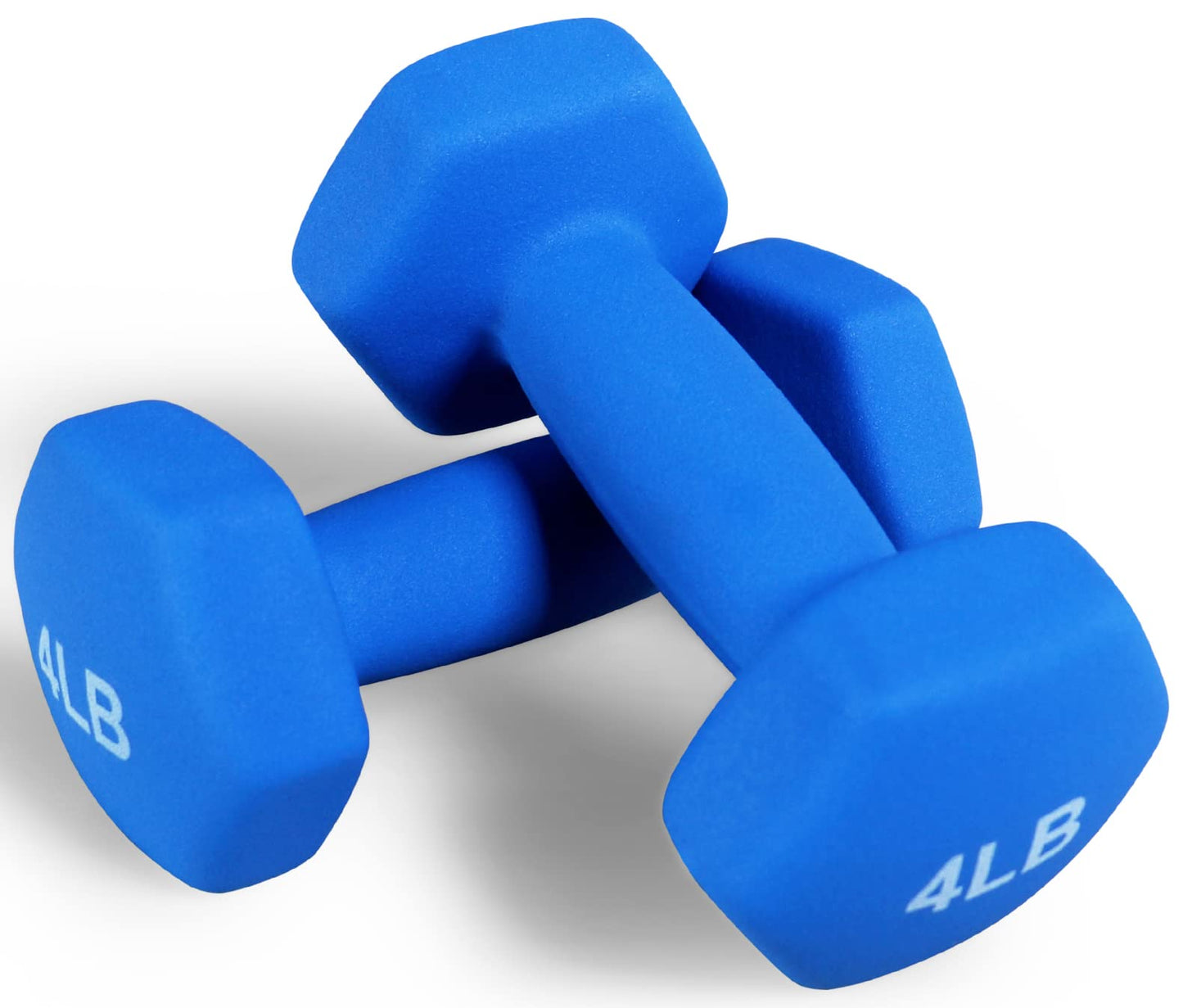 Neoprene Dumbbell Hand Weights, Anti-Slip, Anti-roll, Hex Shape Colorful, Pair or Set with Stand