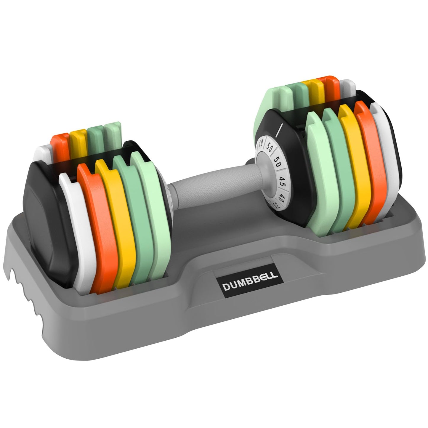 25/55 lbs Pair Adjustable Dumbbell Set, Adjust Dumbbell Weight for Exercises Pair Dumbbells for Men and Women in Home