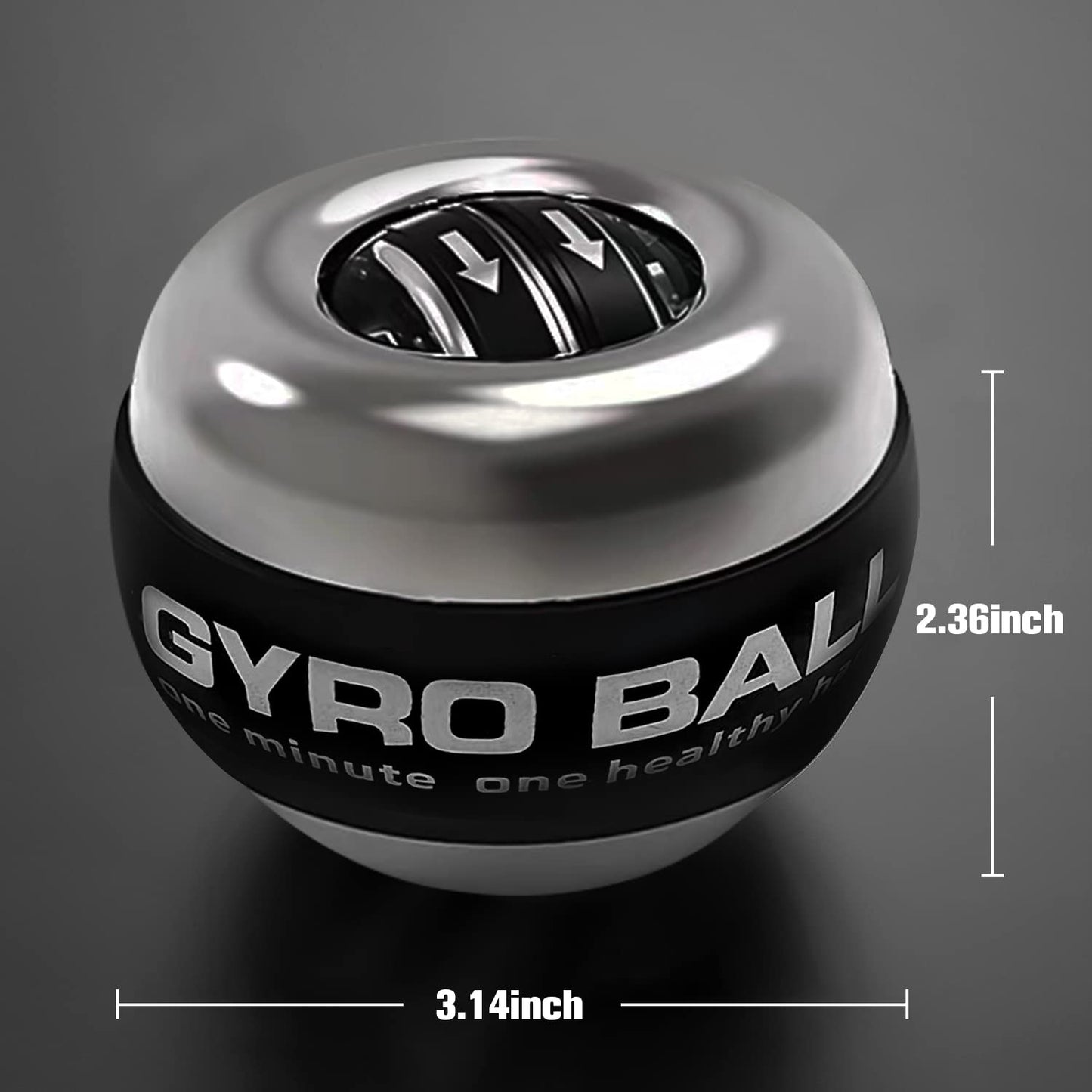 Wrist Trainer Ball Auto-Start Wrist Strengthener Gyroscopic Forearm Exerciser Gyro Ball for Strengthen Arms, Fingers, Wrist Bones and Muscles