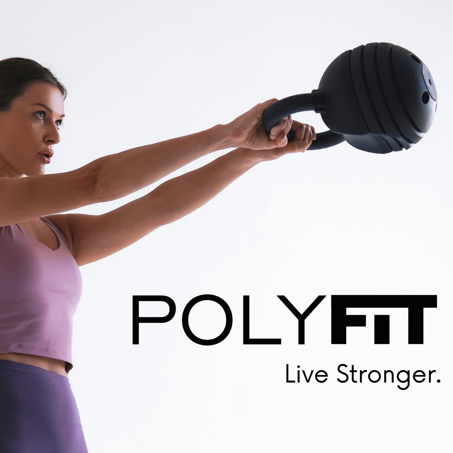 Polyfit Adjustable Kettlebell Set | 30/40/50 lbs | Kettlebell Weights for Home Gym