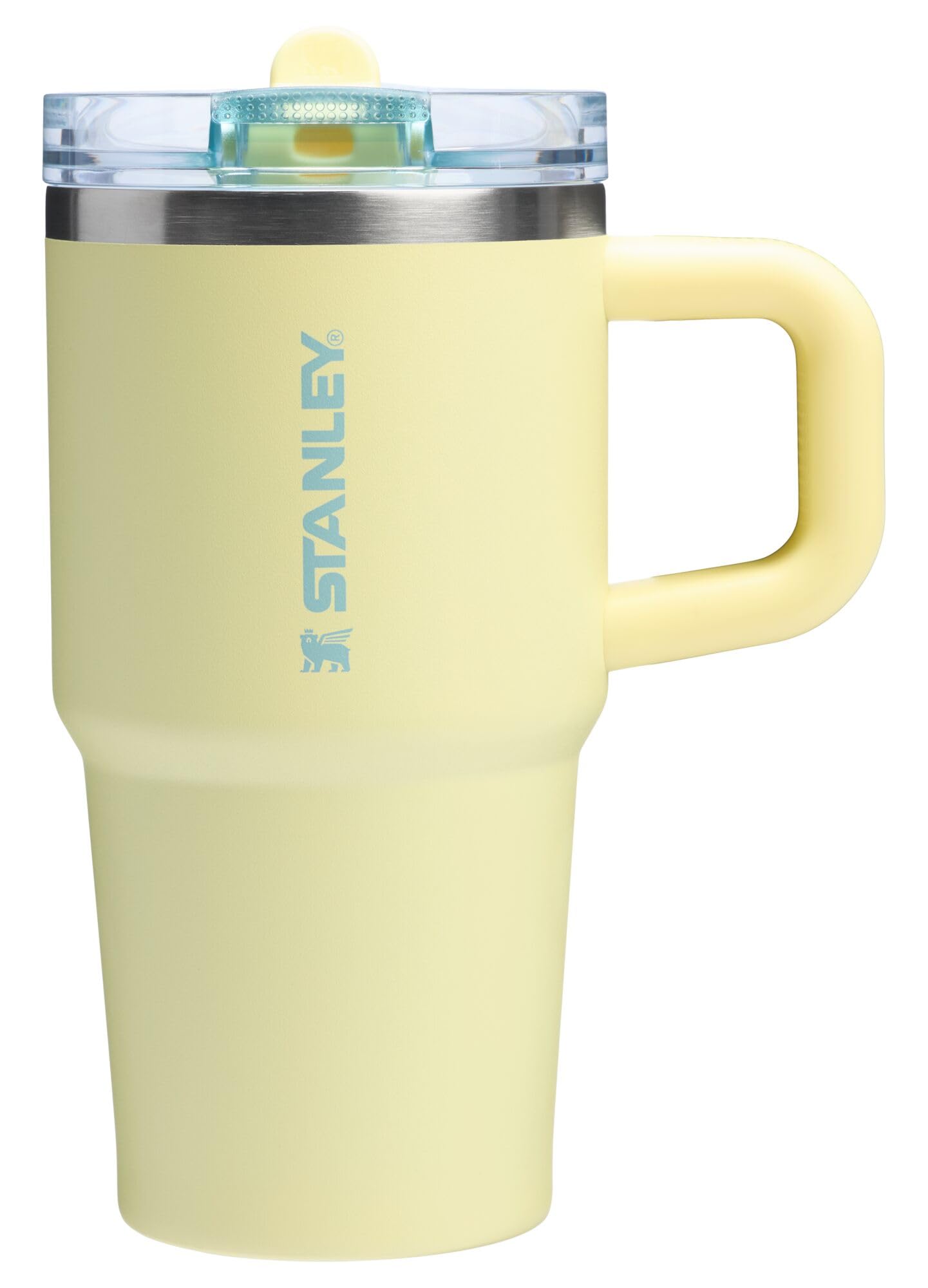 Stanley Quencher ProTour Flip Straw Tumbler with Leakproof Lid 30 oz | Built-In Straw & Handle | Cupholder Compatible for Travel | Insulated Stainless Steel Cup | BPA-Free | Azure Fade