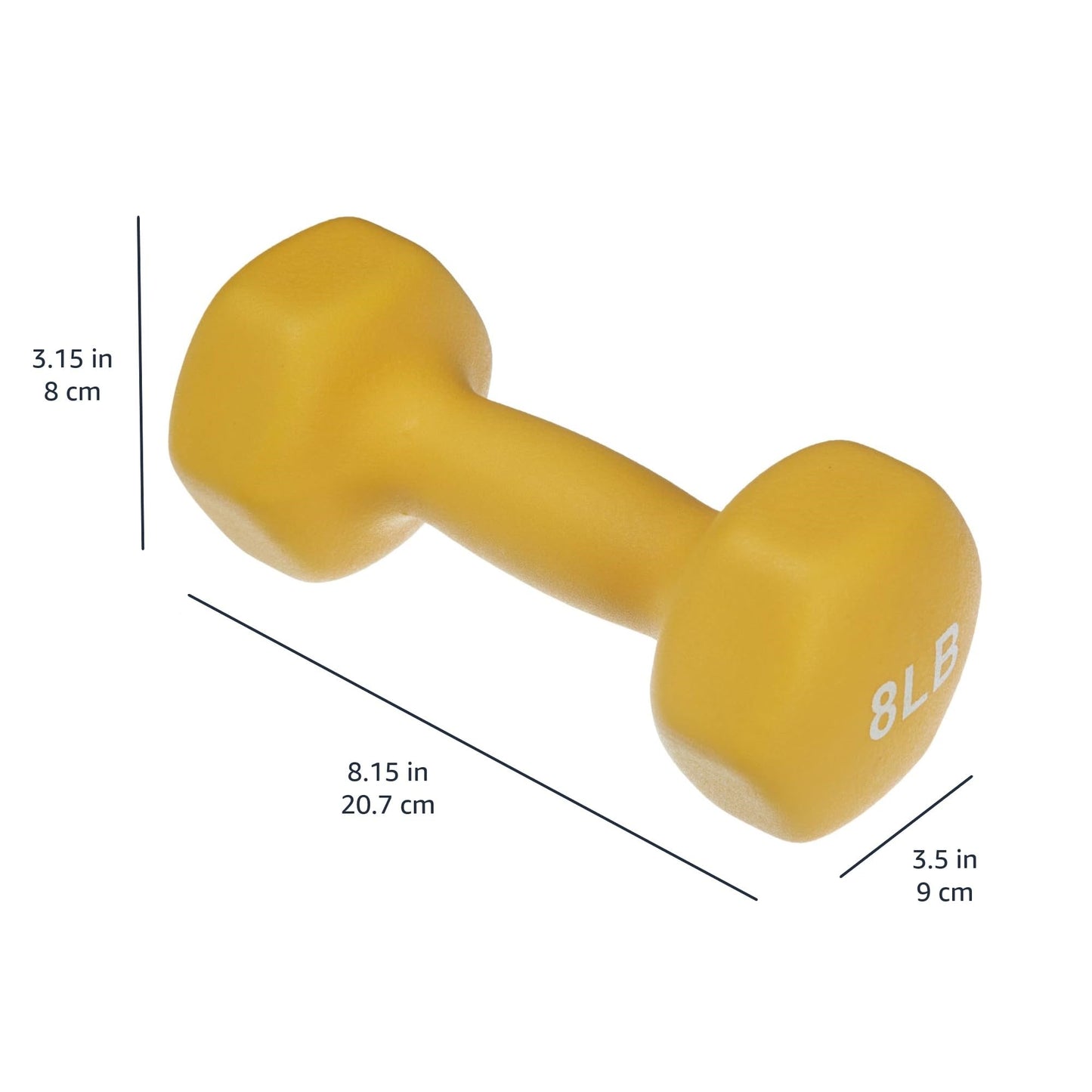 Amazon Basics Neoprene Dumbbell Hand Weights