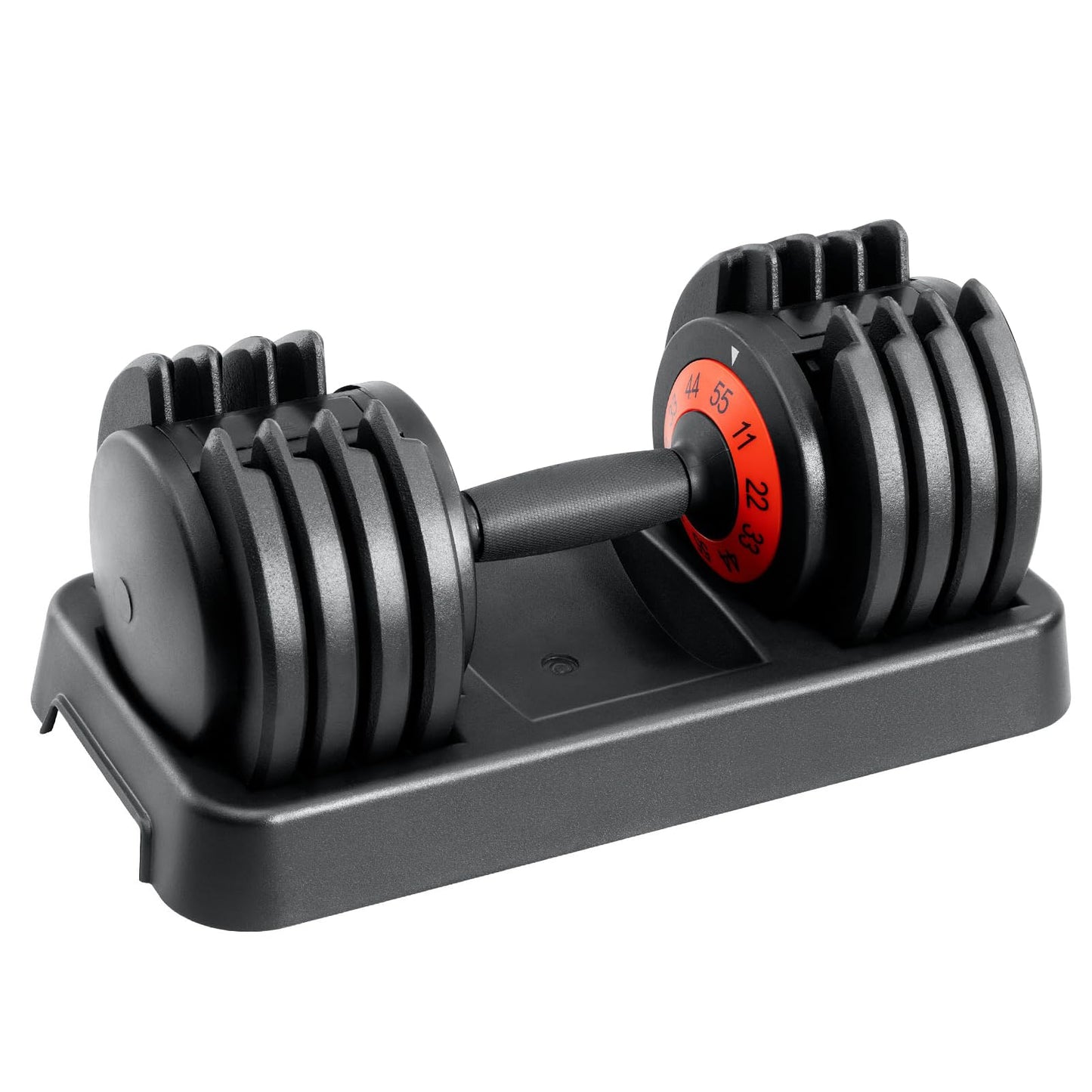 25/55 lbs Pair Adjustable Dumbbell Set, Adjust Dumbbell Weight for Exercises Pair Dumbbells for Men and Women in Home