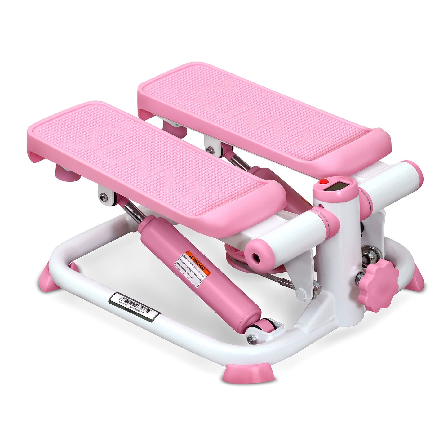 Sunny Health & Fitness Mini Steppers for Exercise at Home, Stair Step Workout Machine with Optional Resistance Bands, Full Body Cardio Equipment, Optional Free SunnyFit App Connection Smart Stepper