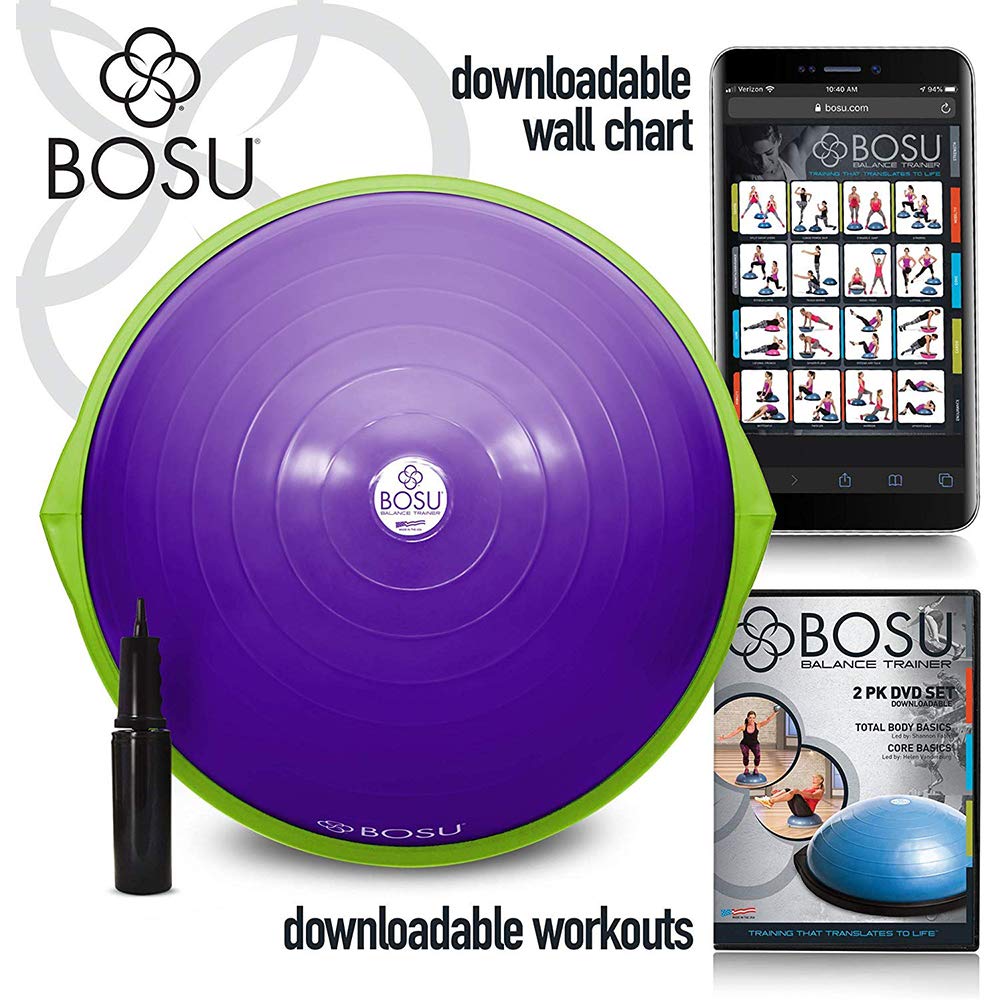 Bosu Home Gym Equipment The Original Balance Trainer 26 Inch Diameter