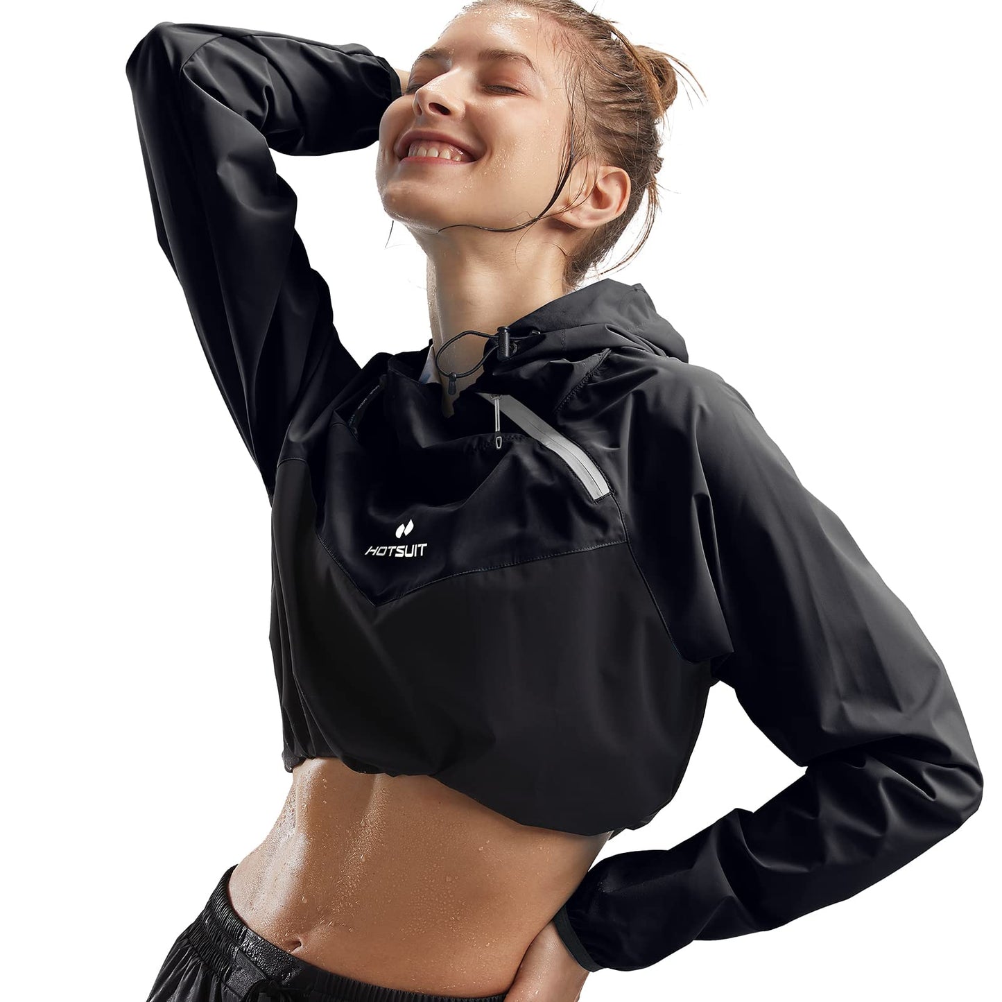 HOTSUIT Sauna Suit Women Weight Loss Boxing Gym Sweat Suits Workout Jacket