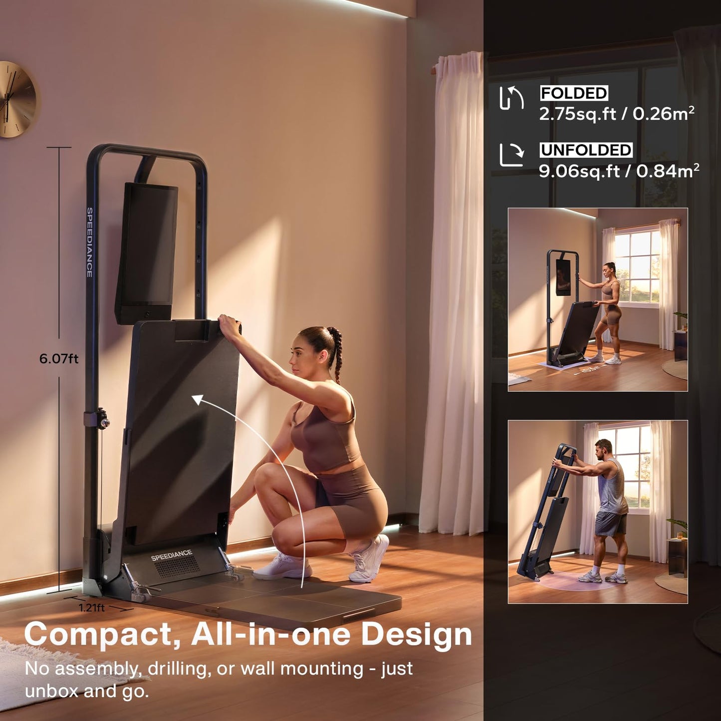 Gym Monster 2 Smart Home Gym, Upgraded AI-Powered Home Workout Machine, Multi-Functional Smith Machine, Full Body Strength Training Fitness Equipment, All-in-One Workout Station