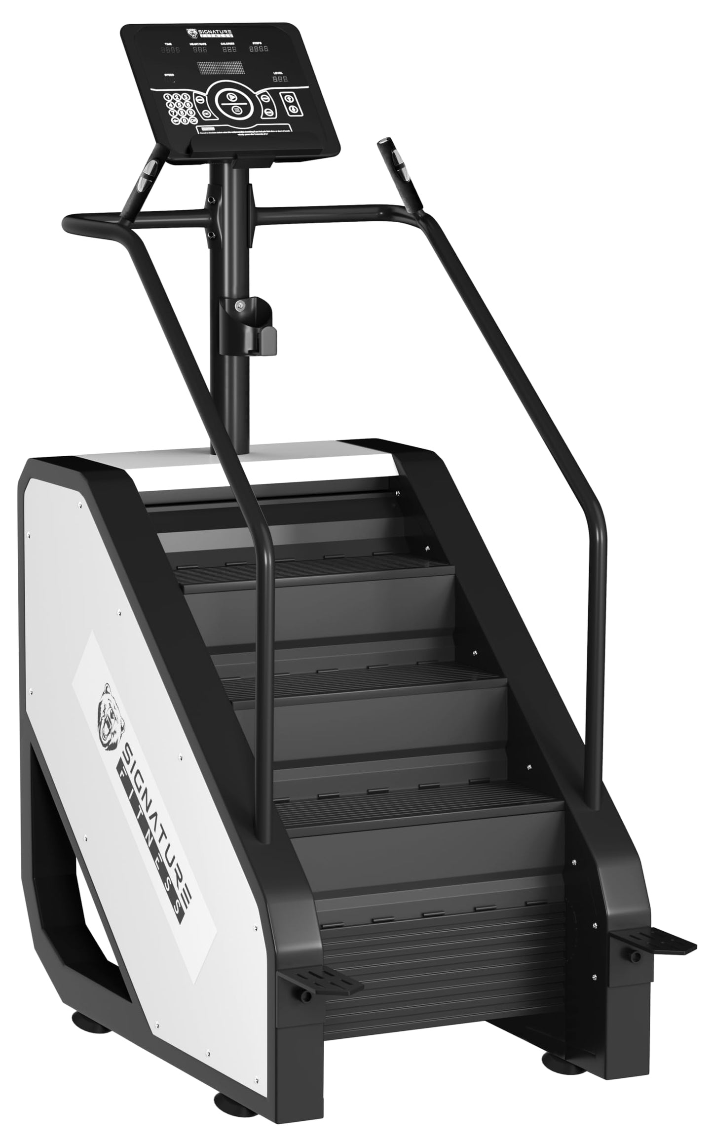 Signature Fitness Continuous Climber Commercial Grade Stair Stepping Machine for Cardio and Lower Body Workouts