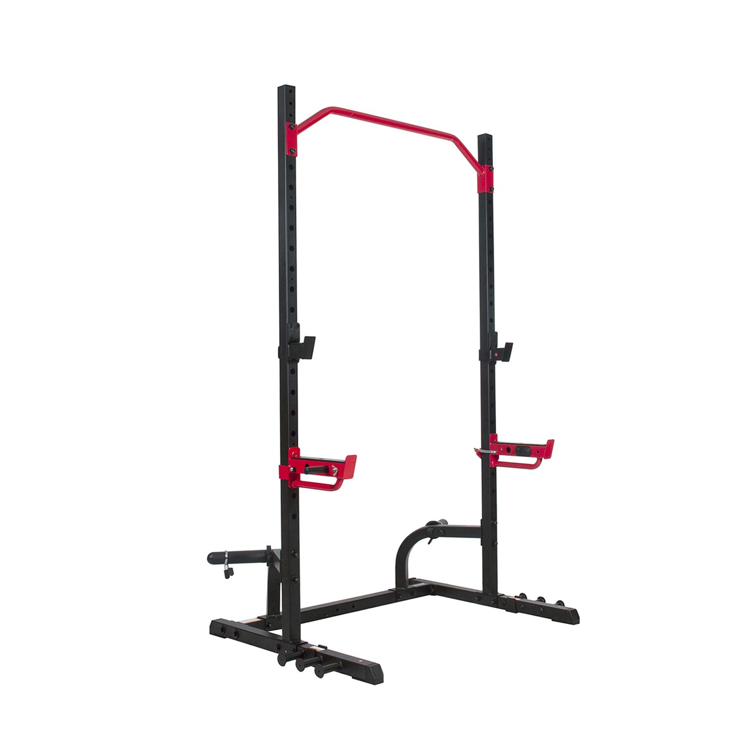 Sunny Health & Fitness Multifunctional Strength Training Home Gym – Complete Workout Equipment with Training Attachments, Optional Squat Stand, Power Rack Cage, Adjustable Incline Bench