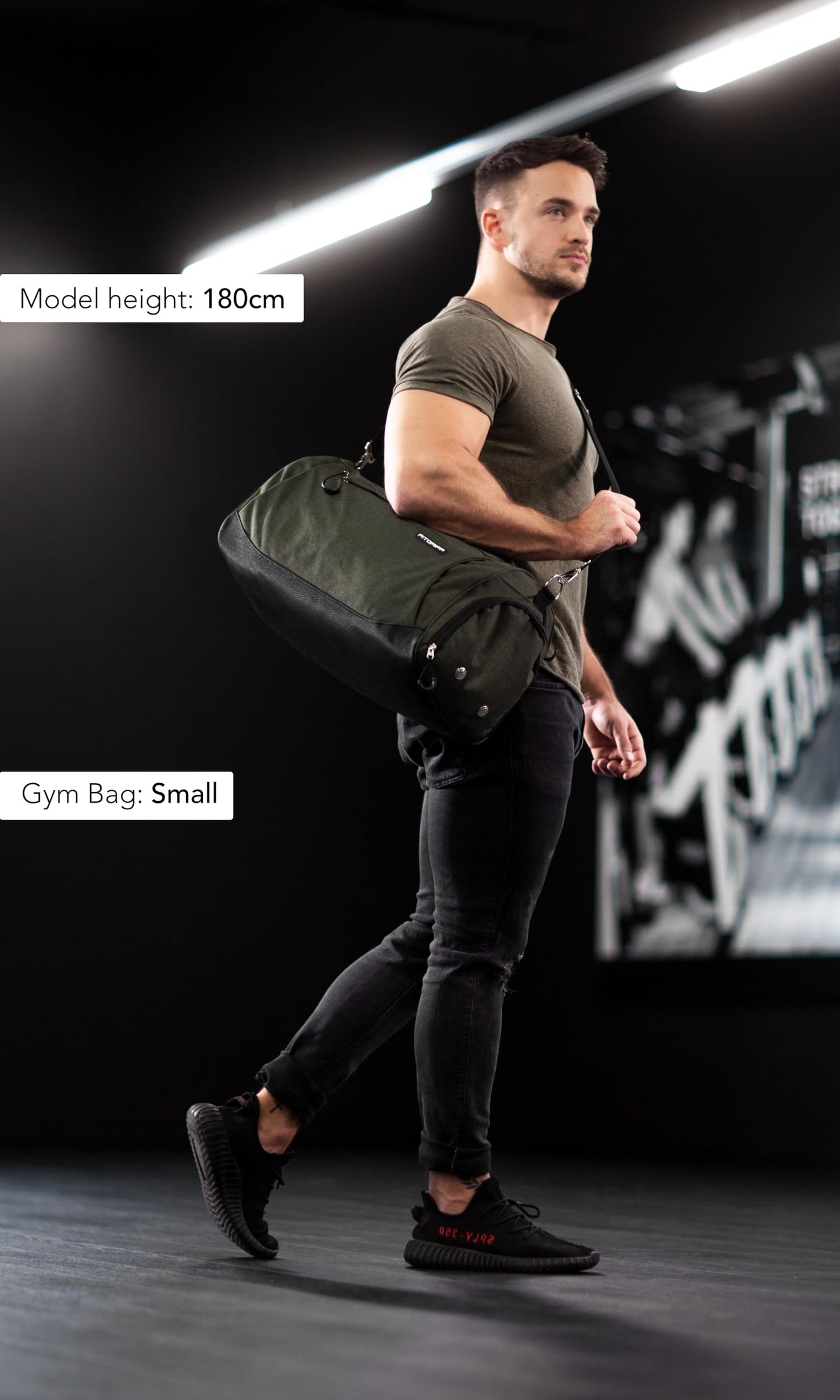 Fitgriff® Gym Bag for Men & Women with Shoe & Wet Compartment - Duffle Bag for Travel, Sports, Fitness & Workout