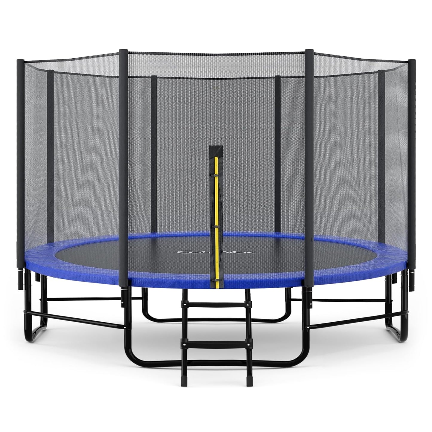 CalmMax 10FT 12FT 14FT 16FT Trampoline with Enclosure Recreational Trampolines with Ladder - ASTM Approval- Outdoor Trampoline for Kid Adults