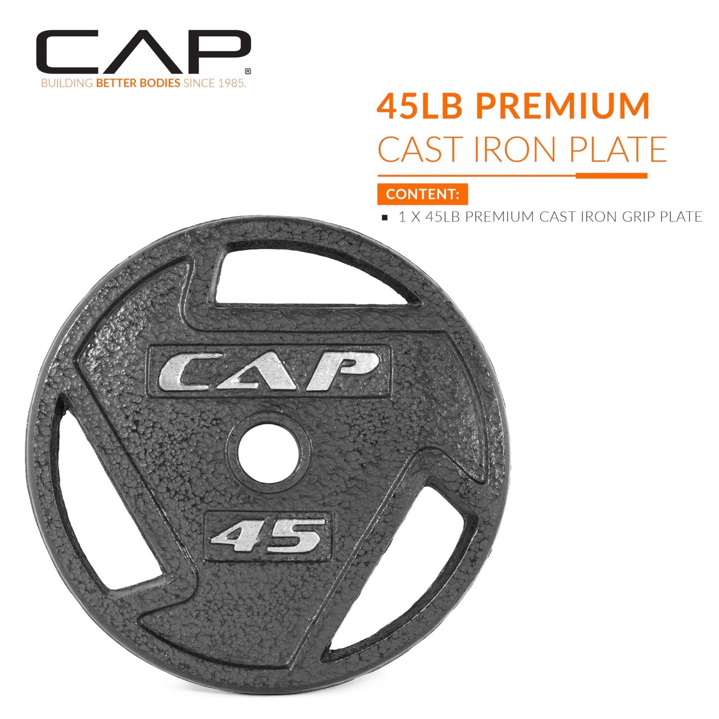 CAP Barbell 2-Inch Olympic Grip Weight Plate | Multiple Options