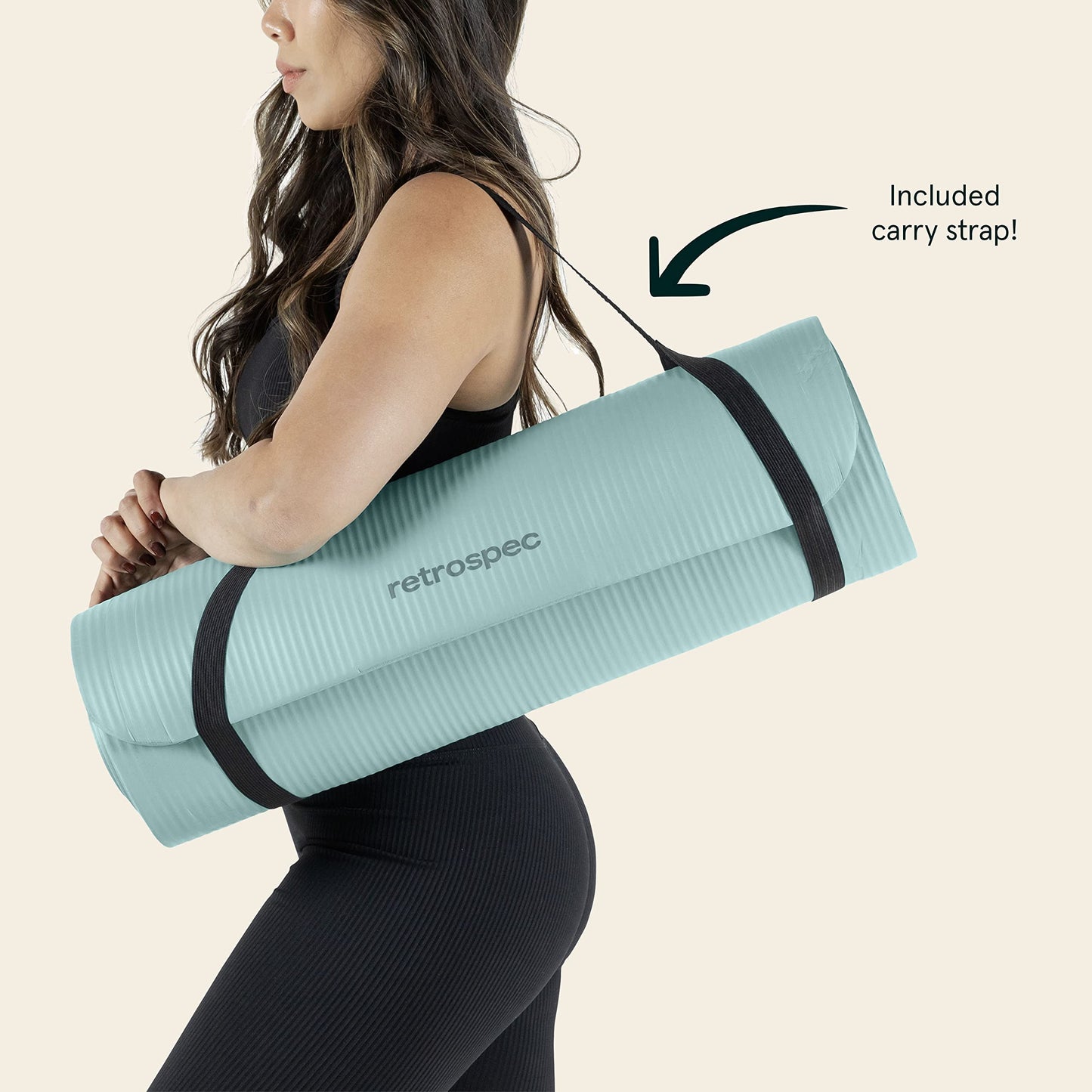 Retrospec Solana 1 inch Yoga Mat