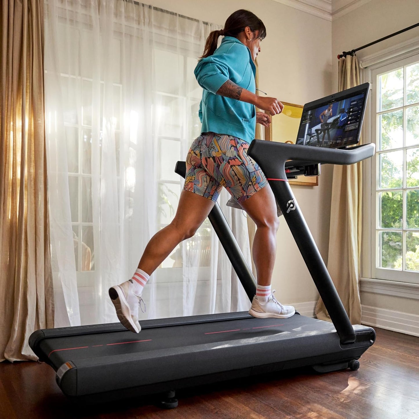 Peloton Tread | Treadmill for Running, Walking, and Hiking with Manual or Auto-Incline Options and Immersive 24” HD Touchscreen