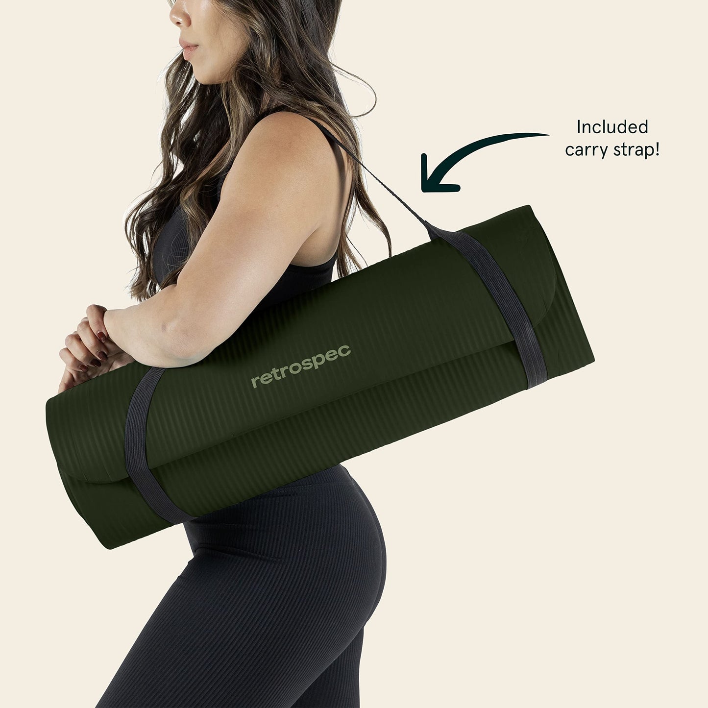 Retrospec Solana 1 inch Yoga Mat