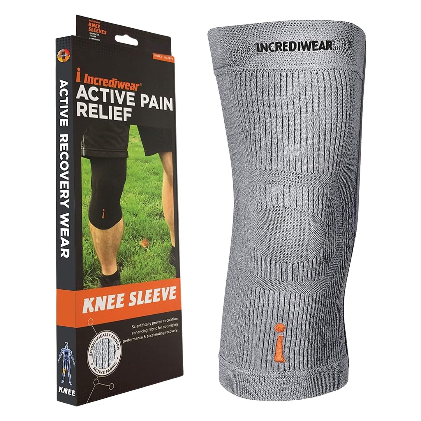 Incrediwear Knee Sleeve – Knee Braces for Knee Pain, Joint Pain Relief, Swelling, Inflammation Relief, and Circulation, Knee Support for Women and Men