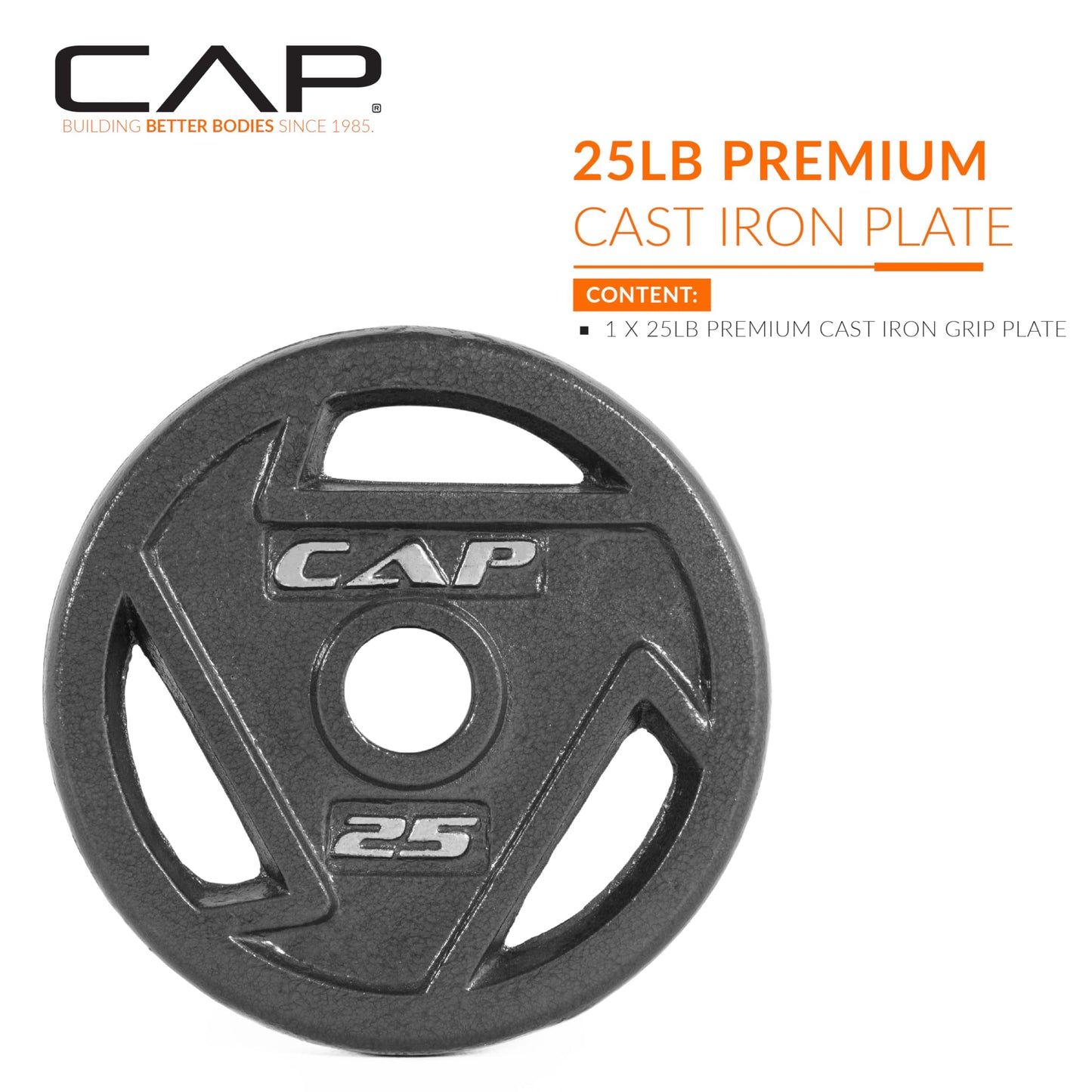 CAP Barbell 2-Inch Olympic Grip Weight Plate | Multiple Options